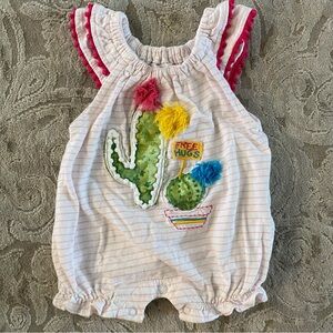 Mud Pie 0-3 month romper